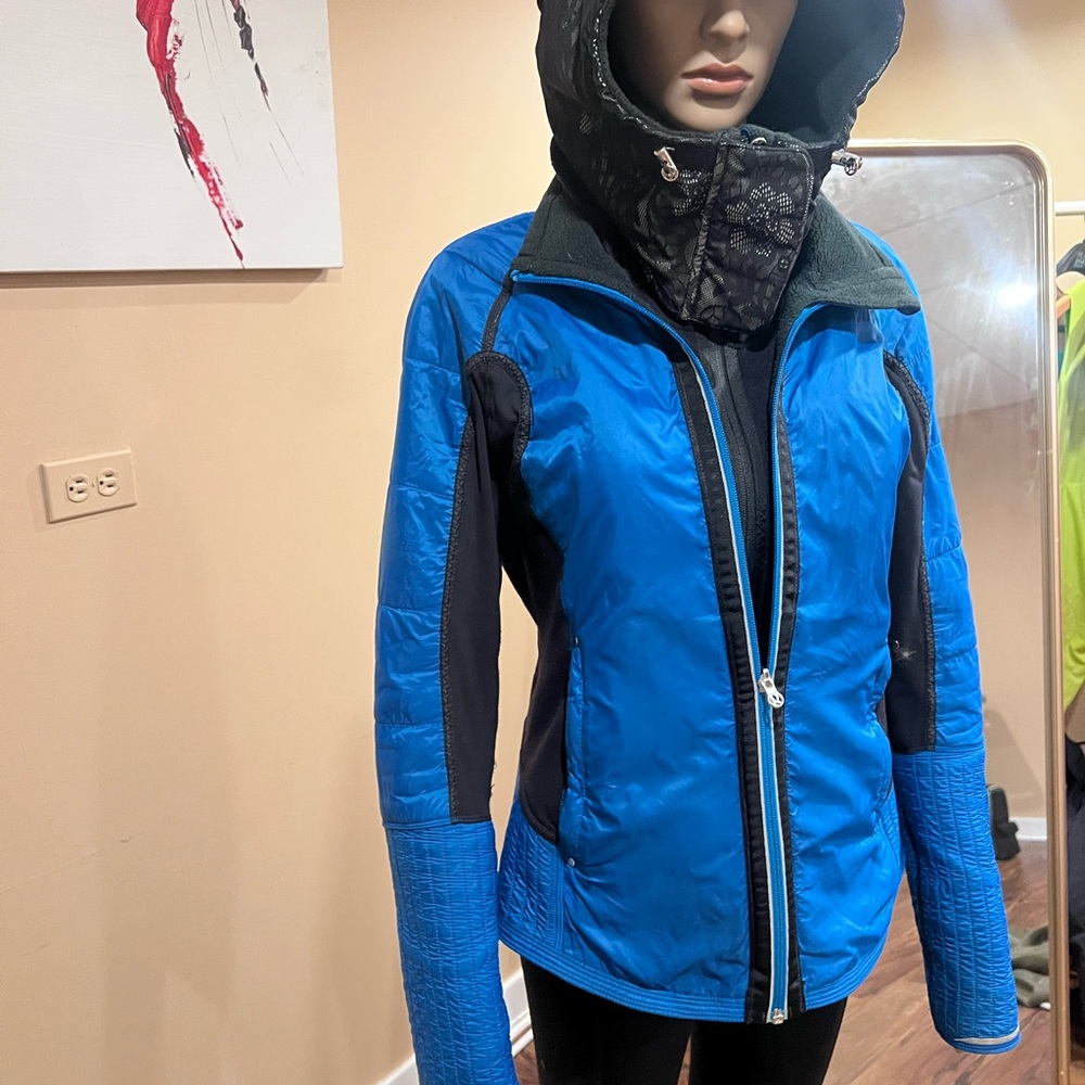 Lululemon Athletica Blue and Black Jacket